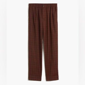 Madewell Plaid Track Trousers